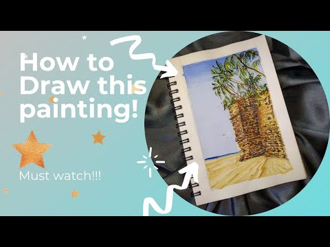 How to paint with poster colour?👀 *FOR BEGINNERS *✨|• MINI Painting•|