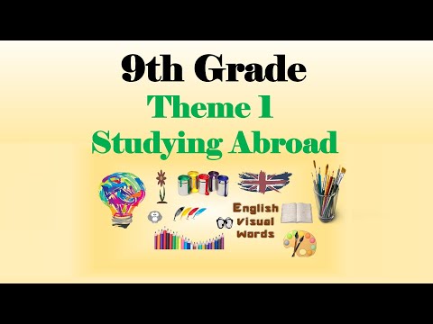 9th Grade Theme 1 Studying Abroad Vocabulary #ENGLISH #İNGİLİZCE #RELEARN #TEENWISE #42