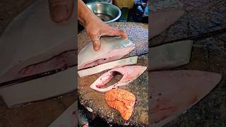 #wow big white pomfret fry peace #fishcutting skills #shortvideo