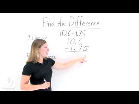 How Do You Subtract Decimals?
