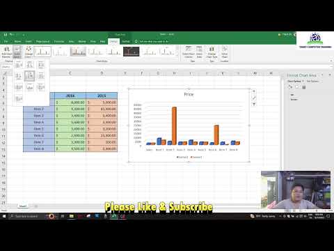 How to draw Chart  in Excel ( Excel မှာ Chart ရေးဆွဲနည်း)