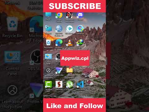 how to uninstall app or software in windows #techtutorial #windows #tech