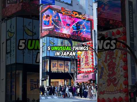 5 UNUSUAL THINGS in Japan! 😂