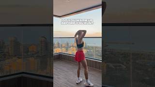 Quick Warm up before run#running #runnerstips
