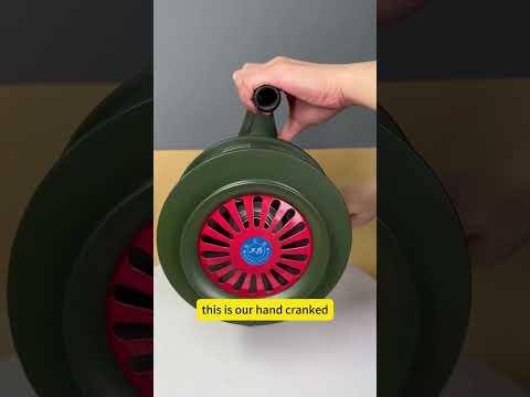 HAND CRANKED/ELECTRICPORTABLE ALARM DEVICE #AlarmSiren #HandCrankedAirRAIDSiren