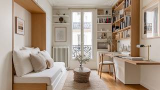 Parisian Small Space Living - Multifunctional Furniture Secrets