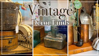 THRIFT STORE PRICES while ANTIQUING! | Budget-Friendly Haul | KITCHEN Decor Finds!