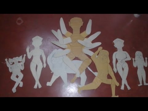 Paper Durga 2025 Part 1 | Ma durga paper idol | How i make the structure of ma durga | #art #viral