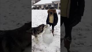 Double cheeked up ⛄️ #atlantasnow #snowday