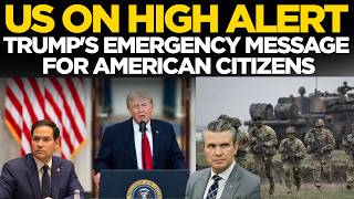LIVE | Trump Declares EMERGENCY From Whitehouse; Drops NUCLEAR Bombshell On Iran, Russia, Israel