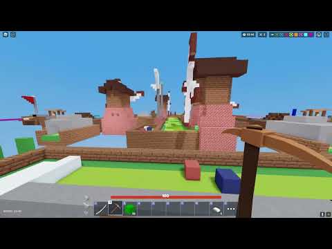 guy gets destroyed with autoclicker + some stuff idk (Roblox Bedwars)