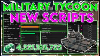 NEW Military Tycoon Script Hack  GUI  Auto Farm + Raid  Kill All  PASTEBIN 2026