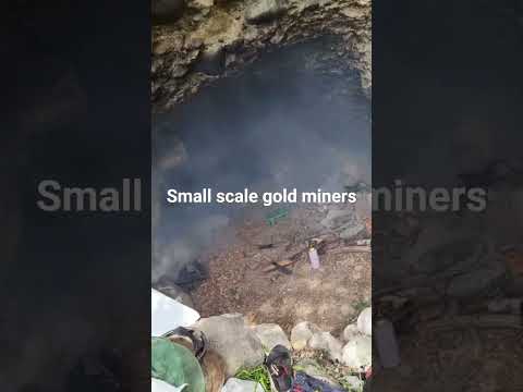 small scale gold miners