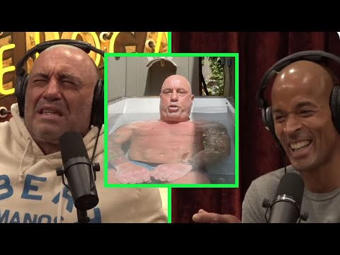 Joe Rogan: cold plunging BEFORE training boosts your TESTOSTERONE 😮 #joerogan #davidgoggins