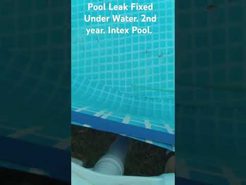 Pool Leak Fixed. #diy