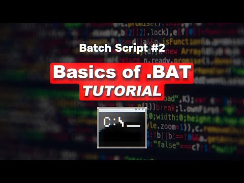 How to create batch file, subroutine, echo, pause, goto command | Batch Script #2