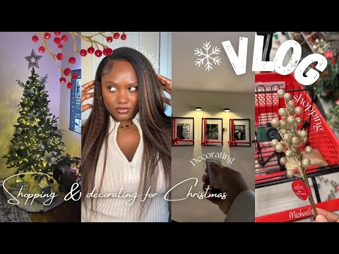 VLOGMAS |First time Decorating My Apartment  for Christmas 🎄 | Making Lasagna Soup + More!