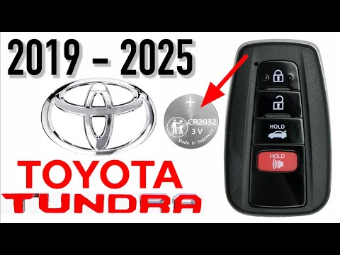 HOW TO CHANGE TOYOTA TUNDRA KEY BATTERY CORRECTLY 2018 - 2025