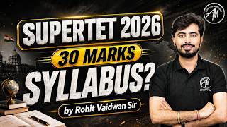 UP SUPERTET 2026 | Supertet Syllabus? By Rohit Vaidwan | #gk #adhyayanmantra #rohitvaidwan