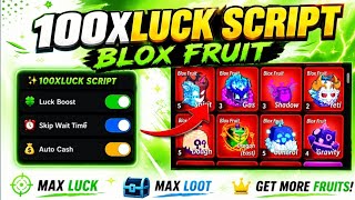 *Tutorial* 🔥 Blox Fruits 100x Luck Booster Script | Unlimited Spins & Mythical Drops