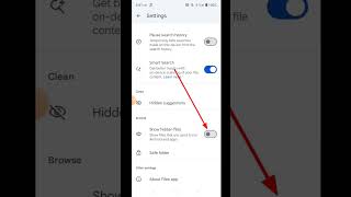 File manager me show hidden file setting ko on kaise Karein #shorts  #viral