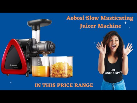 Best Aobosi Slow Masticating Juicer Machine, Cold Press juicer review #slow masticating juicer