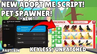 Adopt Me Hack Script Free Pet Spawner 2026! 📜💫 Download Link İn Comments 🔥