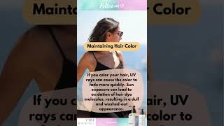 Protecting Your Hair From UV Damage Is Important For Several Reasons: