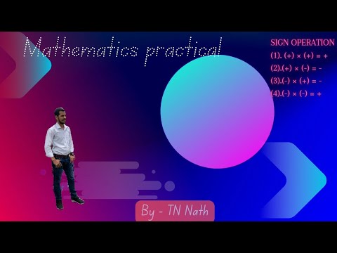 Sign Operation || mathematics practical || TN Nath