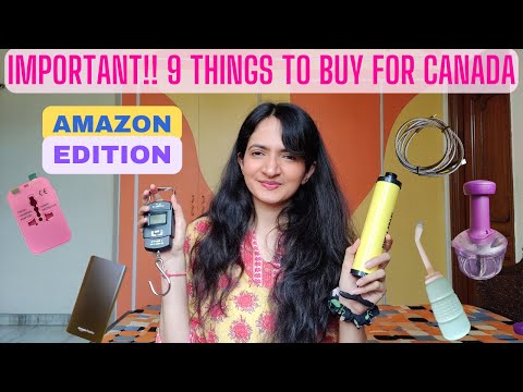 Essentials for Canada packing from amazon|| Important items to buy for Canada