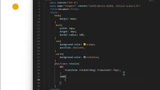 CSS revolving animation | HTML & CSS | Silent coding