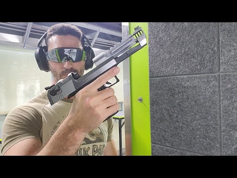 Desert Eagle L5 50AE at the range, full review incoming