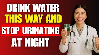 UROLOGIST REVEALS: How to drink water to avoid getting up at night