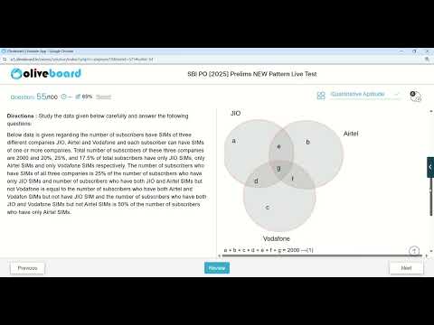 Oliveboard Sbi po live mock test solution video||24 to 25 july||📝✅🥰📚✍️🕐