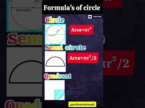 properties of circle | formula's of circle #viral #ytshorts #youtubeshorts #youtubeshorts #maths