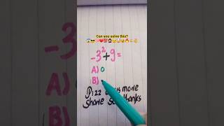 Can you solve this math test? 😱🧠❤✍️ #shorts #mathtest #mathstricks #iqtest