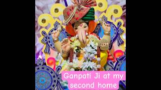 Ganpati Bappa Morya #ganpatiji #ganpati #ganeshchaturthi #ganeshaji#london#uk#home#homeganpatibappa