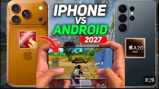 iPhone Vs Android In 2027 |Snapdragon 8Elite Gen6 pro vs Apple A20 pro| Gaming Review BGMI|