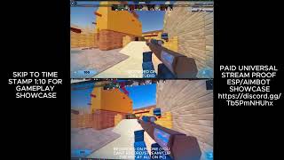 PAID UNIVERSAL ROBLOX STREAM PROOF ESP/AIMBOT SHOWCASE (CHECK DESC FOR MORE INFO)