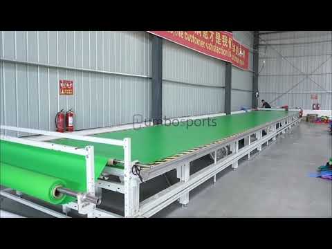 How to cutting bounce house material precisely by machine