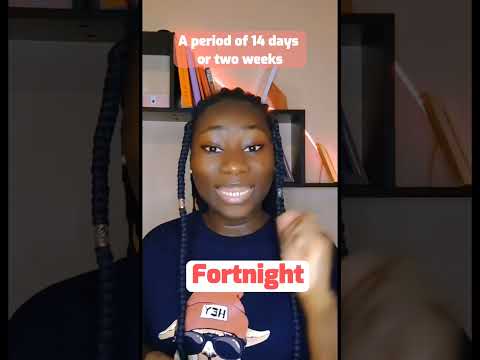 Is it FORTNITE or FORTNIGHT? #shorts #fortnite #english