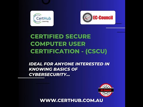 Certified Secure Computer User (CSCU) certification