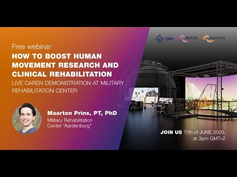 How to boost human movement research and clinical rehabilitation with CAREN | Hocoma & DIH Webinars