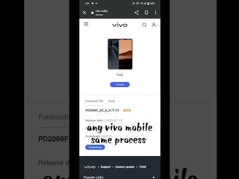 Vivo downgrade Android version #vivo #2023 #mobile