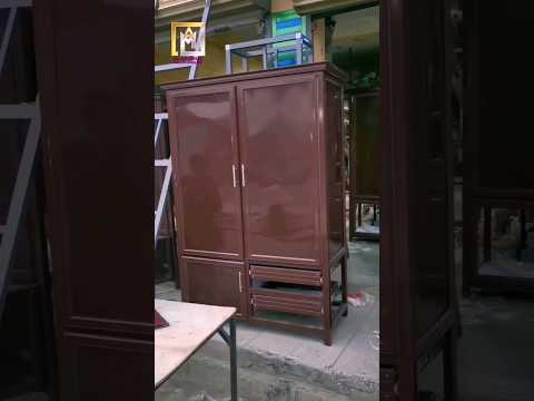 chocolate colour of Aluminium cupboard #chocolate #colour #aluminium #cupboard #viral #viralshort