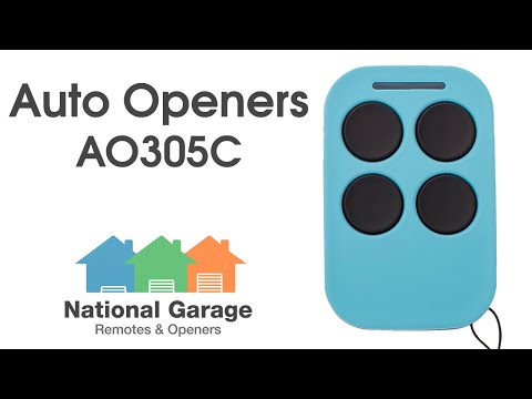Auto Openers AO305C Garage Remote Control Video Description
