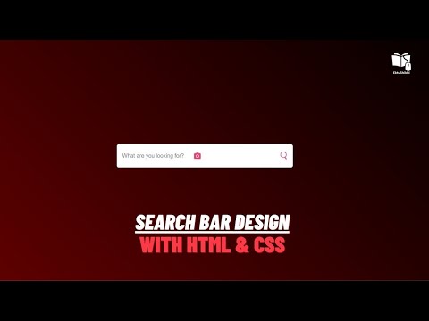 Animated Search Box Design by using HTML & CSS