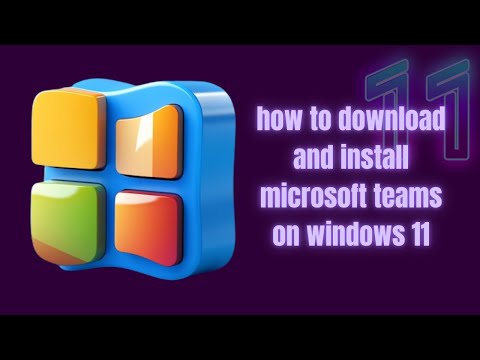 How to download and install Microsoft Teams on windows 11 - Easy! (2025)