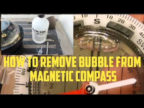 How to remove bubble from Magnetic Compass (onboard Ship SCI MUMBAI)