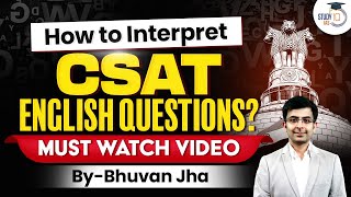 UPSC CSAT | CSAT English Comprehension | UPSC Prelims 2024 | StudyIQ IAS